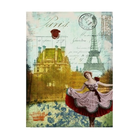 Sandy Lloyd 'Femme Paris I' Canvas Art,18x24